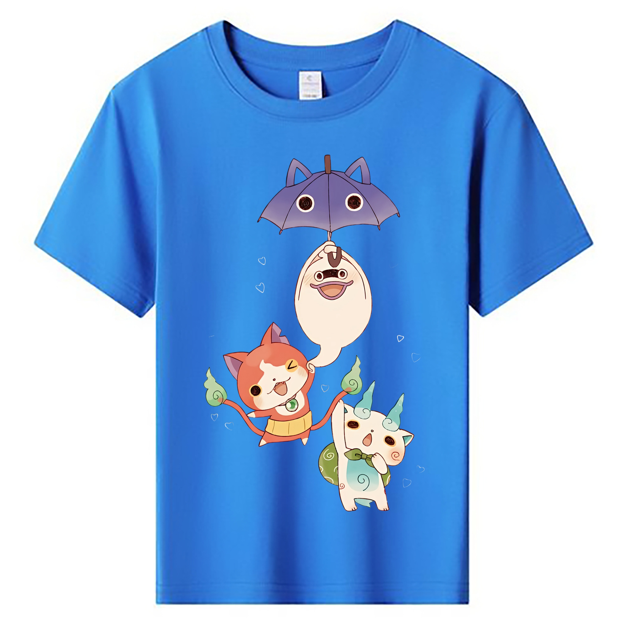 （画像用） 妖怪ウォッチ Yo-kai Watch 綿100％キッズTシャツ（フロントプリント）